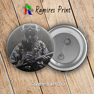 Значок 56 мм гри Counter Strike GO 010