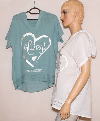 Жіночі футболки з капюшоном L,XL,XXL, фото 6