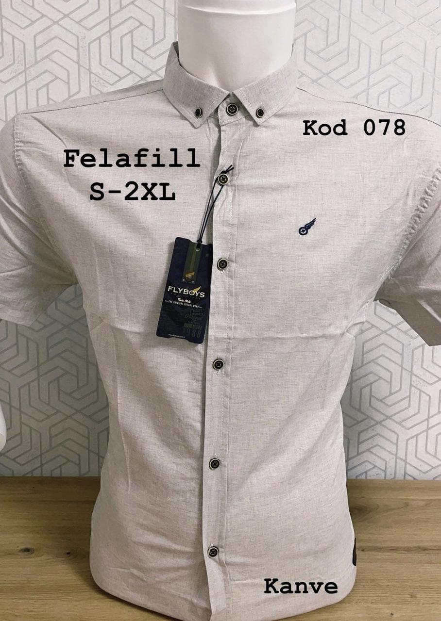 Сорочка FlyBoys felafill (фалафель) короткий рукав