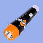 Ручний світлодіодний акумуляторний ліхтар із зарядкою від мережі, кишеньковий led ліхтарик із режимом нічника