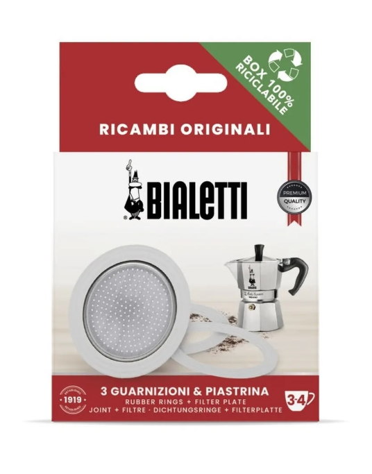 Запчасти для гейзерной кофеварки Bialetti (3,4 чашки) - фото 1 - id-p239944885