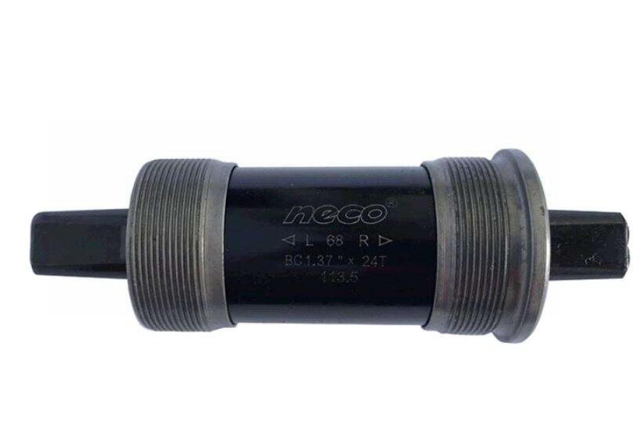 Каретка велосипедна нерозбірна (квадрат) (L-113mm) (B910) (Neco) KL