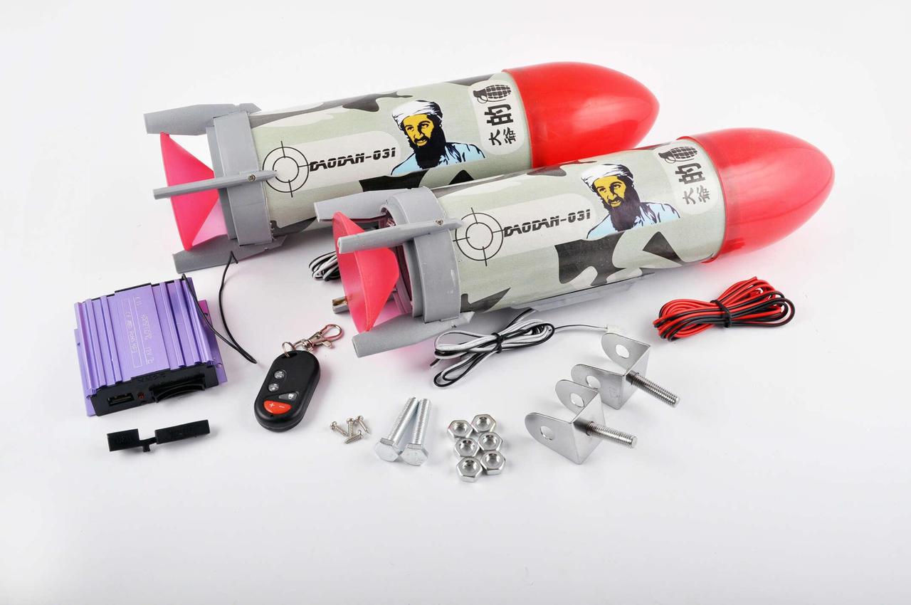 Аудіосистема (3, Усама бен Ладен, сигналізація, FM/МР3/SD/USB, ПДУ) ROCKETS