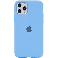 Силиконовый Чехол на iPhone 11 Pro 5.8" Silicone Case 100% Original Голубой