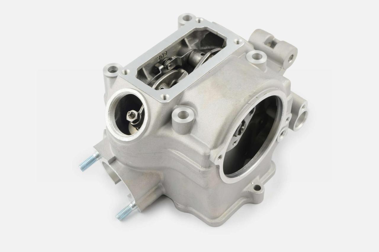 Головка циліндра 4T CB250 (у зборі, + клапани, кришка) (OHC, вод. охолодження, #2) KOMATCU