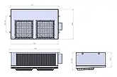 Морозильна спліт-система Fanreko 2RSSL09 (-20...-5 С) (11 м. куб), фото 3