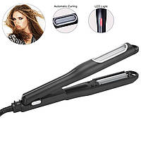 Плойка гофре щипцы "Сrimping hair iron" автоматические, Черный утюжок гофре для волос для объема (NS)