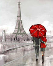 Набір для вишивання бісером "Пара в Парижі", W-442, 19*24см, Art Millennium
