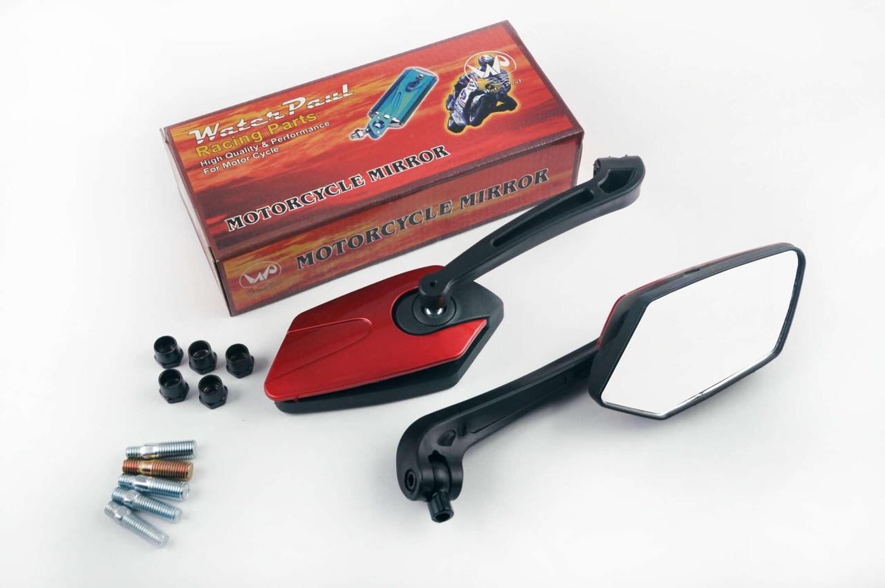 Дзеркала багатокутні mod:234, 8/10mm (червоні) WATER PAUL