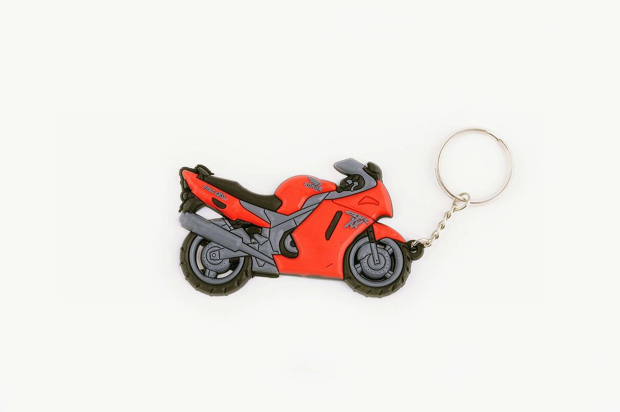 Брелок гумовий байк HONDA CBR (червоний) (#YSK002B)