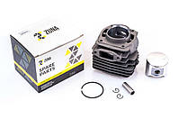 Поршневая б/п (ЦПГ) для Husqvarna 365 (Ø48, круглая) (черная) ZUNA