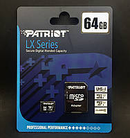 Карта пам яті microSDHC Patriot LX Series 64GB