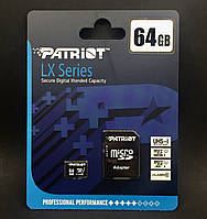 Карта пам‘яті microSDHC Patriot LX Series 64GB