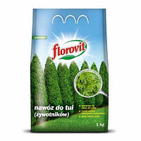 FLOROVIT гранулированное удобрение  Флоровит для туи и хвойных 3 кг (весна-лето)