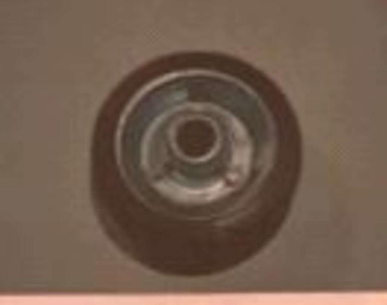 Колесо для тачок і платформ (лита гумина) (75/25- 45mm, голчастий підшипник) MRHD