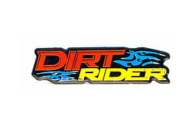 Наклейка DIRT RIDER (14х5см)