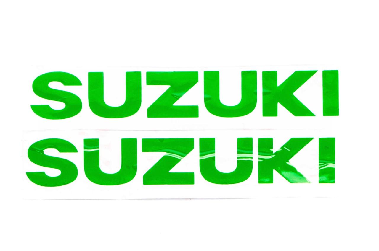 Наклейка SUZUKI (19х5см, 2шт, зелений) (#HCT 10001