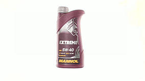 Олія 4T, 1л (SAE 5W-40, синтетика, Extreme 5W-40 API SN/CF) MANNOL