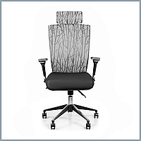 Кресло для работы дома Barsky G-3 ECO chair Grey, сеточное кресло, серый