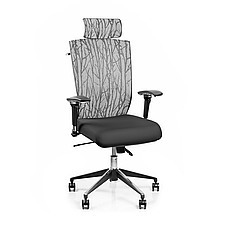 Кресло для роботи вдома Barsky G-3 ECO chair Grey, мережеве крісло, сірий, фото 2