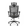 Кресло для роботи вдома Barsky G-3 ECO chair Grey, мережеве крісло, сірий, фото 3