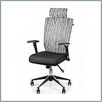 Офісний стілець Barsky G-3 ECO chair Grey, ґратка