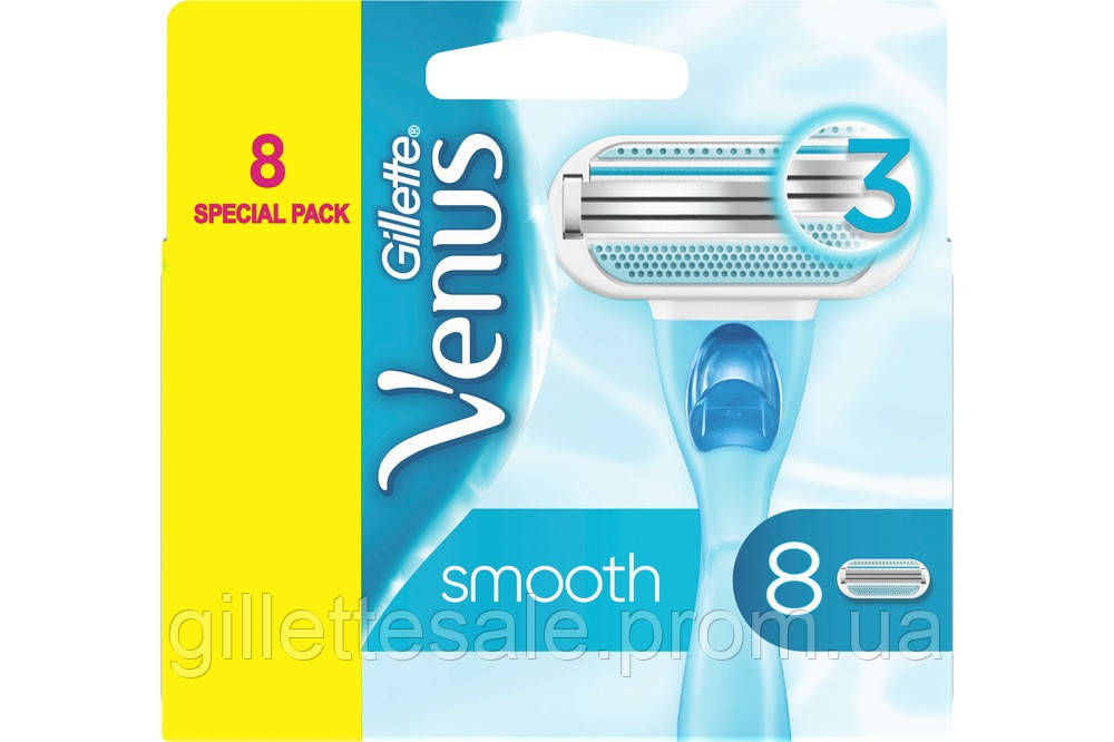 Змінні картриджі Gillette Venus Smooth 8 шт. (Ліза венус)