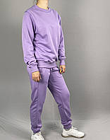 Жіночий спортивний костюм полегшений спортивний костюм кольору фіолетовий прогулянковий костюм світшот
