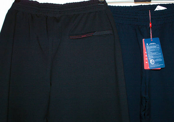 Спортивні штани чоловічі чорні Fore 1138 XL,XXL,3XL, фото 5