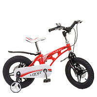 Велосипед детский LANQ WLN1446G-3 14 дюймов, красный, Lala.in.ua