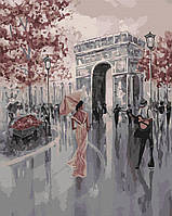 Al Красивая картина раскраска по номерам цифрам Art Craft "Дамы на площади Этуаль" 40х50 см 11224-AC живопись
