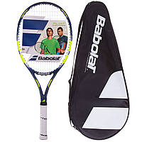 Ракета для великого тенісу BABOLAT BB121-17503 FLOW 105 TENIS RACKET U-SEX BLU YLW, L2