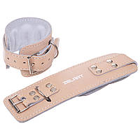 Манжет (мірень) для силової тяги на голень і зап'ястя ZELART SB-165196 жовтий