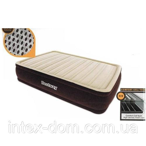 Bestway велюр-ліжко 67492 (191*97*43,см) з вбудованим насосом 220V