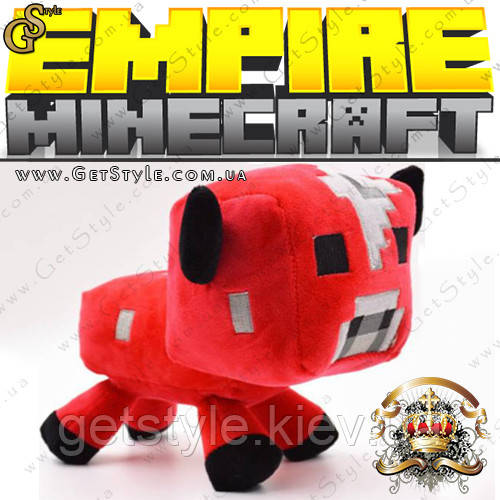 Королівська грибна корова з Minecraft — "King's Mooshroom" — 21 х 17 см
