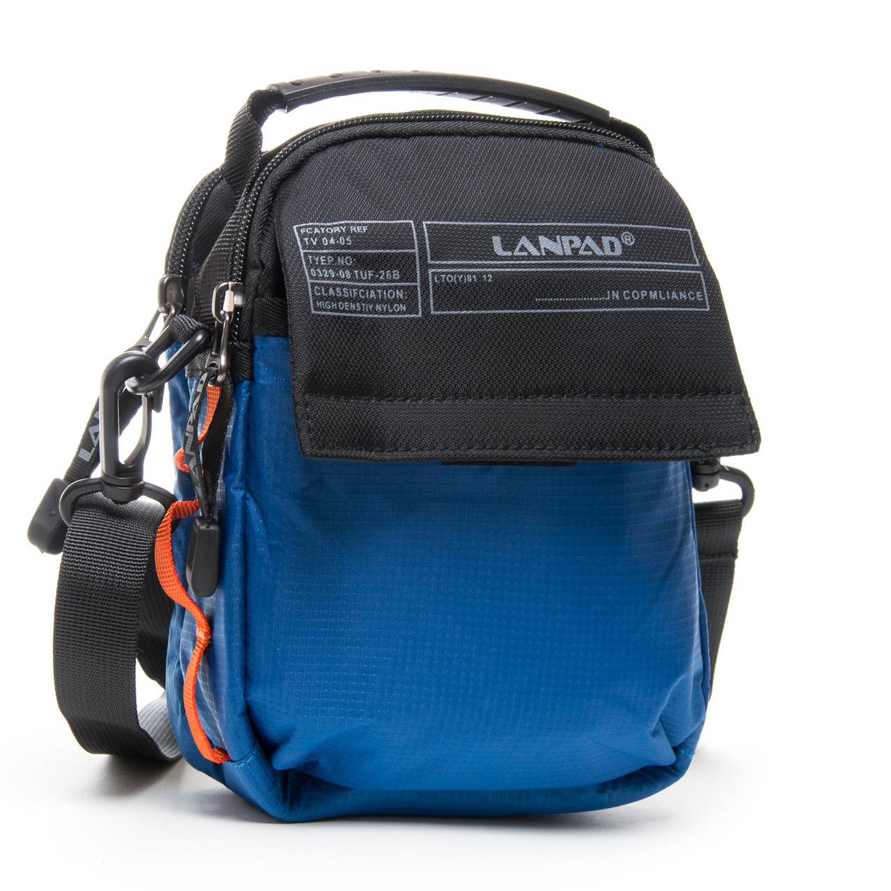 Сумка чоловічий планшет нейлон Lanpad 8633 blue