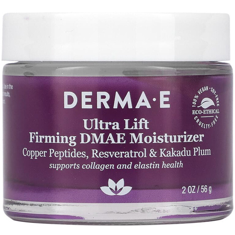 Крем для обличчя з DMAE, Derma E "Firming DMAE Moisturizer" зволоження й ліфтинг (56 г), фото 1