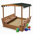 Пісочниця дерев'яна SportBaby 4
