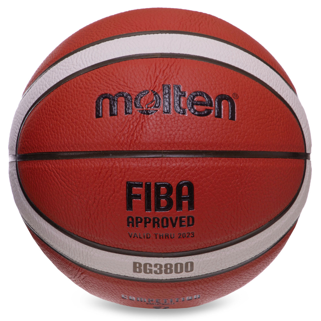 М'яч баскетбольний MOLTEN FIBA APPROVED B7G3800 розмір 7 коричневий