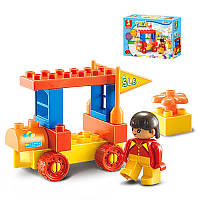 Конструктор SLUBAN M38-B6021 машинка, фігурка, 12 деталей