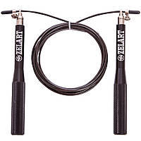 Скакалка швидкісна Кросфіт із підшипником і сталевим тросом з алюмінієвими ручками Zelart FI-7222 3 м кольору в