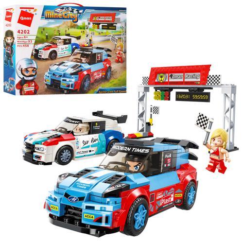 Конструктор Qman 4202 Перегони на повній швидкості, 450 деталей, фото 1