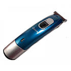 Бездротова машинка для стриження Gemei GM-6046 Синя, фото 2