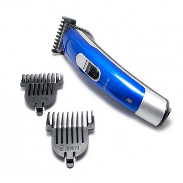 Бездротова машинка для стриження Gemei GM-6046 Синя, фото 1