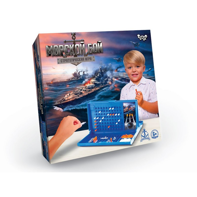 Настільна гра Морський бій. Danko Toys G-MB-01U, фото 1