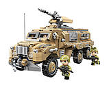 Конструктор Qman 22014 Важкий військовий броневик, 603 деталі, фото 2