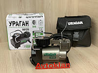 Автомобильный компрессор с автостопом URAGAN 90135 37л/мин 7атм R13-R16 насос Ураган автомобільний компресор