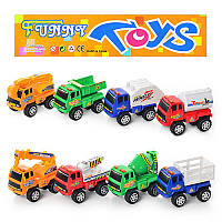 Машинка інерційна 7 см. 9922 A. Ціна за набір 4 шт.