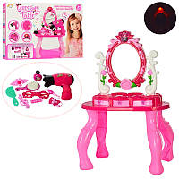 Іграшкове трюмо для дівчинки RX1700-6 фен, 21 предмет, музика, світло