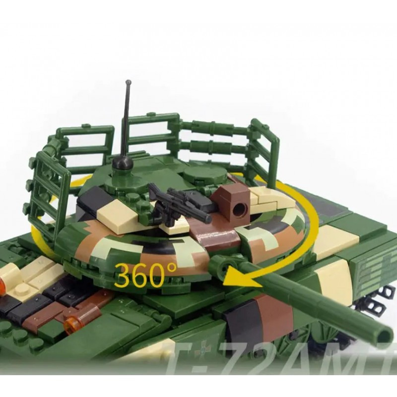 Детский конструктор KB 001 Збройні сили Танк T-72AMT, 422 дет - фото 3 - id-p1612767876